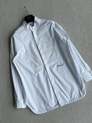 Mid-length patchwork shirt