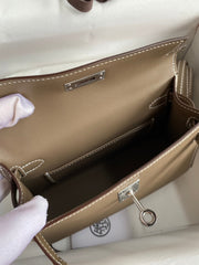 Elephant Grey with Silver Buckle