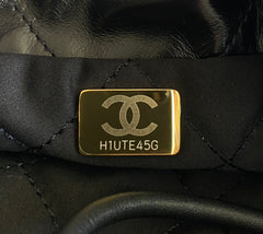Mini Black & Gold Chain Bag
