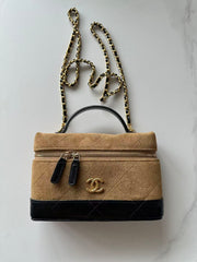 Suede Box Bag