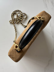 Suede Box Bag