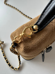 Suede Box Bag