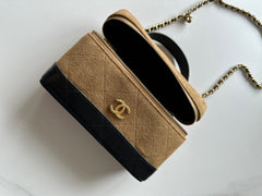 Suede Box Bag