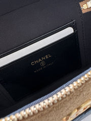 Suede Box Bag