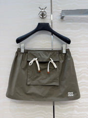 Dark green jacket and skirt set