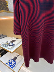 Striped Pocket Short-Sleeve T-Shirt