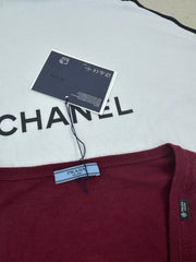 Angolan Red Deep V-Neck Cashmere Sweater