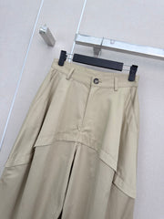 Deconstructed Wide-Leg Pants