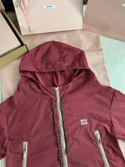 Hooded Cropped Jacket