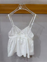 Lace patchwork vest
