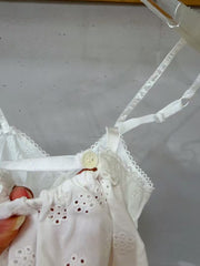 Lace patchwork vest