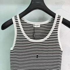 Classic Striped Knit Tank Top