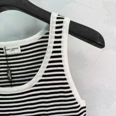 Classic Striped Knit Tank Top
