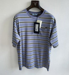 Striped Crew-Neck Short-Sleeve T-Shirt