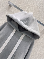 Grey Hooded Sweatshirt