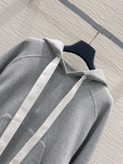 Grey Hooded Sweatshirt