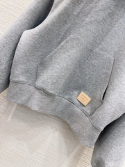 Grey Hooded Sweatshirt
