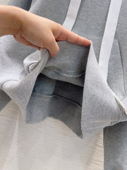 Grey Hooded Sweatshirt