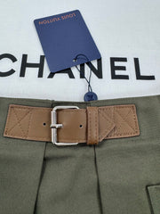 High-Waisted A-Line Mini Skirt