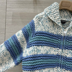 Chunky knit crochet sweater oversized coat