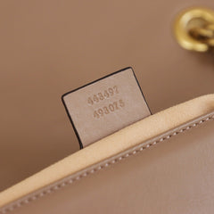 milk tea color Small Marmont 2.0 Shoulder Bag