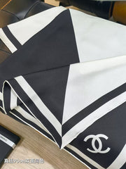 Square silk scarf