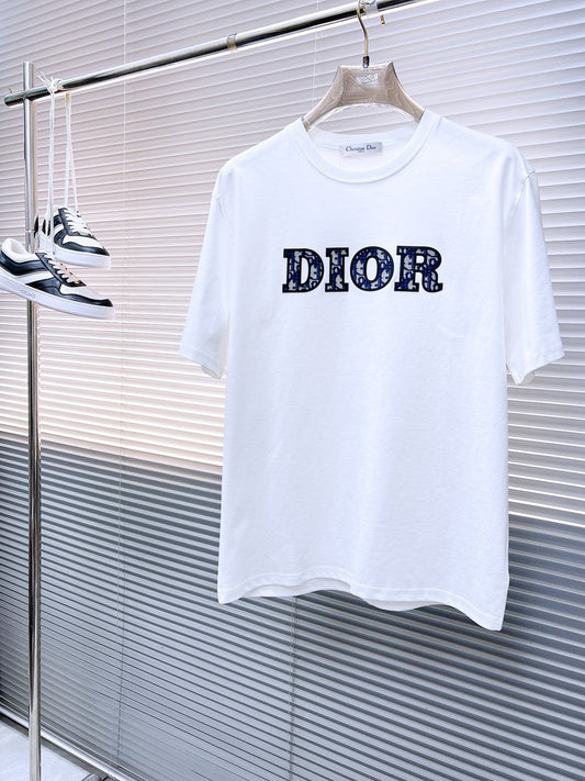 24FW NEW printed logo crew neck T-shirt
