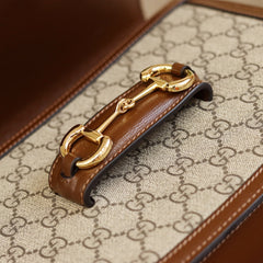 Horsebit shoulder bag