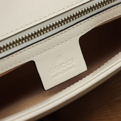white Small Marmont 2.0 Shoulder Bag