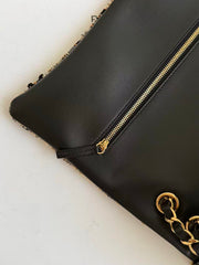 Leopard-Print Flap Bag (Large, 38cm)