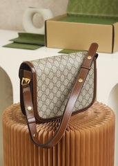 Horsebit shoulder bag