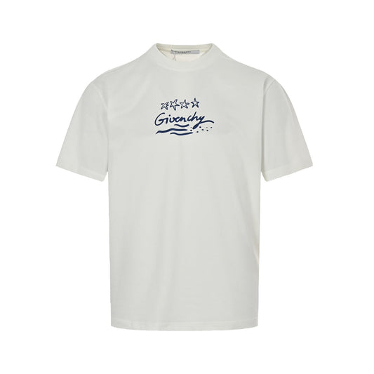 Shell letter printed short sleeved