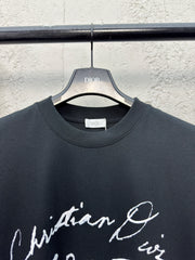 Signature flocked short sleeves