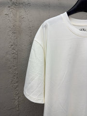 Nine-grid skull short sleeves on the back