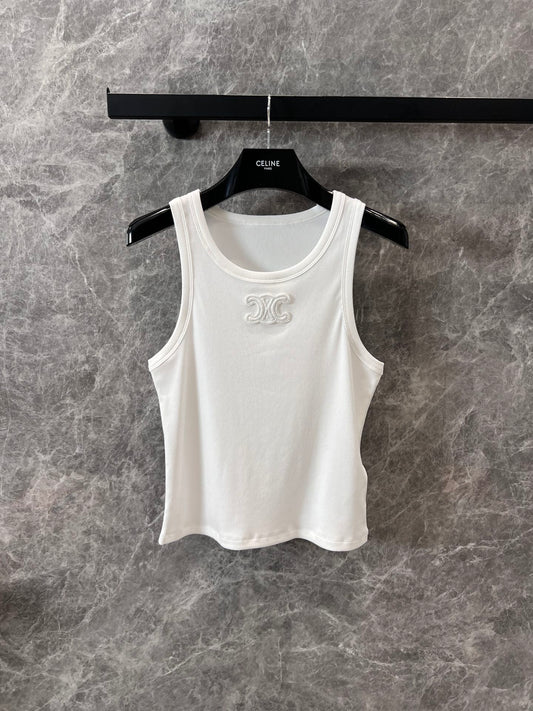 Embroidered all-match vest