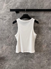 Embroidered all-match vest