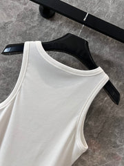 Embroidered all-match vest