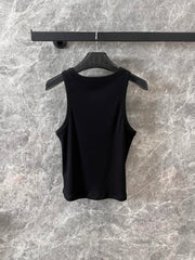 Embroidered all-match vest