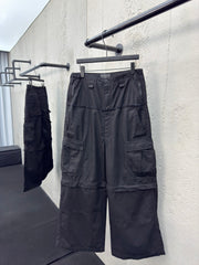 Spliced detachable overalls