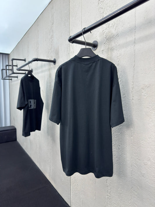 Cracked printed short sleeves