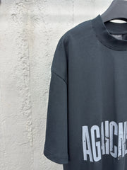 Cracked printed short sleeves