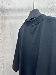 Cracked printed short sleeves