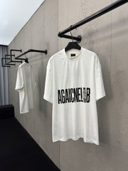 Cracked printed short sleeves