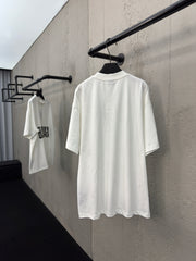 Cracked printed short sleeves