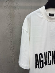 Cracked printed short sleeves