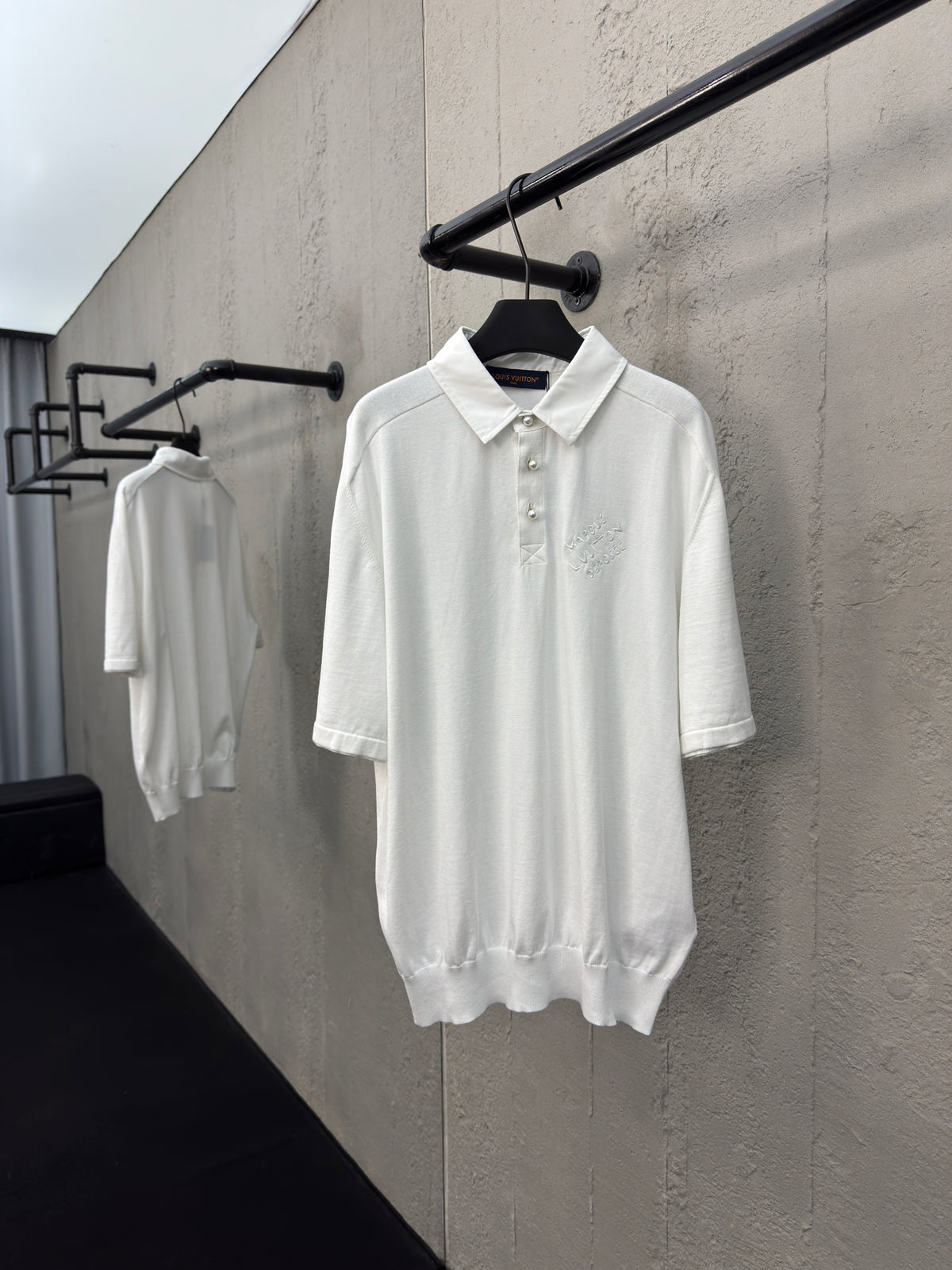 Wool-knitted polo POLO shirt