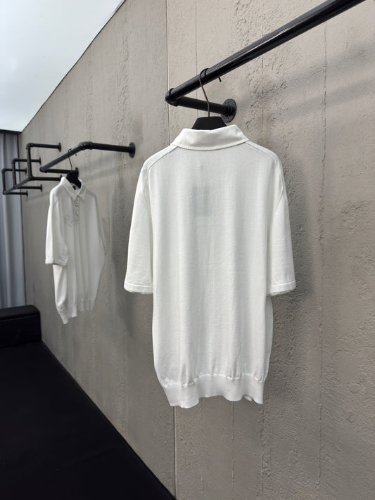 Wool-knitted polo POLO shirt