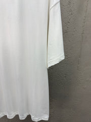 Back ink-splashed printed short sleeves