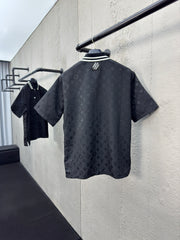 Jacquard full-print POLO shirt