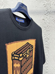 Box flower woolen short sleeves